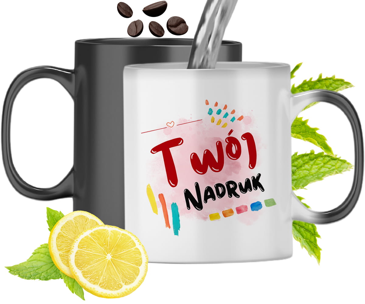 Spersonalizowany magiczny kubek z Twoim nadrukiem, zdjęciem, logo!